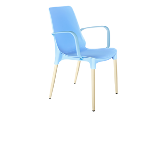 Кухонный стул SHT-ST76/S424-С (голубой/ваниль) в Салехарде