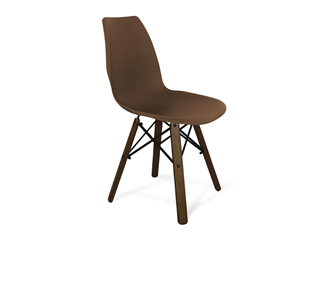 Обеденный стул SHT-ST29/S70 (коричневый ral 8014/темный орех/черный) в Салехарде
