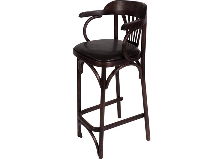 Барный стул 650 мягкий (темный тон) в Салехарде - изображение 1