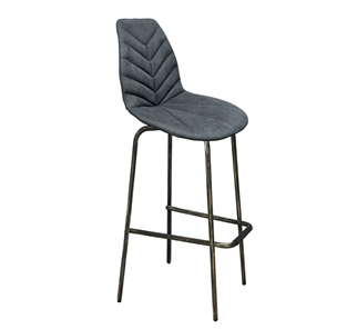Барный стул SHT-ST29-C4/S29 (графит/черный муар/золотая патина) в Лабытнанги
