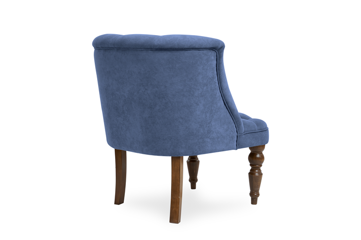 Кресло Бриджит синий ножки коричневые в Тарко-Сале - изображение 3