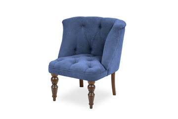 Кресло Бриджит синий ножки коричневые в Тарко-Сале - предосмотр 6