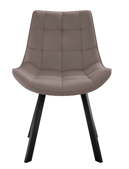 Обеденный стул 263 Поворотный, Микровелюр B5 Latte / опоры черные в Новом Уренгое - изображение 1