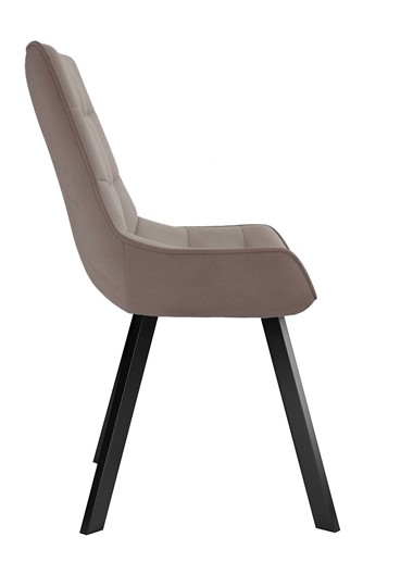 Обеденный стул 263 Поворотный, Микровелюр B5 Latte / опоры черные в Новом Уренгое - изображение 2