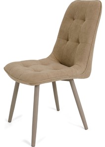 Обеденный стул Бакарди, ноги мокко круглые R32/велюр T184 Кофе с молоком в Лабытнанги