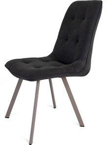 Обеденный стул Бакарди, ноги мокко прямоугольные 1-Q3015/велюр T180 Горький шоколад в Надыме