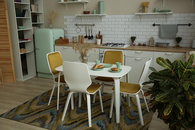 Кухонный стул Бертран Лиловый - Берёза белая в Салехарде - изображение 3