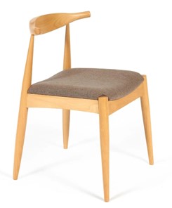 Кухонный стул BULL бук/ткань 54,5x54x75 Натуральный (2 шт) арт.13985 в Новом Уренгое