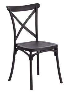 Обеденный стул CROSS (mod. PL24) 48х58х89 Black (черный) 05 арт.19693 в Муравленко