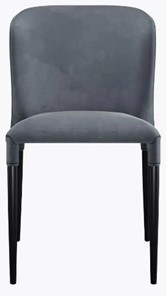 Обеденный стул dikline 275 С103 серый ножки черные в Салехарде