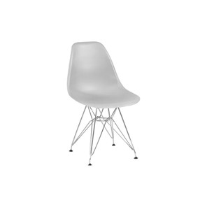 Обеденный стул DSL 110 Chrom (светло-серый) в Новом Уренгое
