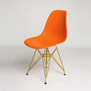 Обеденный стул DSL 110 Gold (оранжевый) в Тарко-Сале