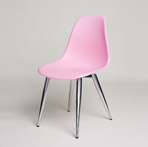 Обеденный стул DSL 110 Milan Chrom (розовый) в Салехарде