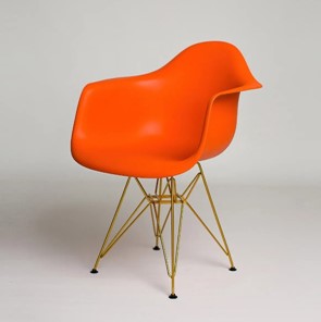Обеденный стул derstuhl DSL 330 Gold (Оранжевый) в Новом Уренгое