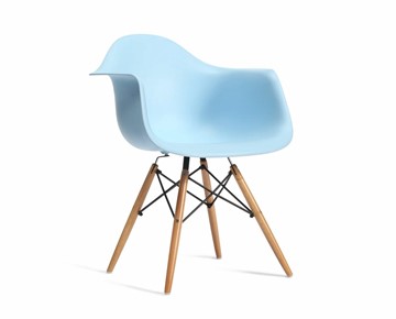 Обеденный стул DSL 330 Wood (голубой) в Салехарде