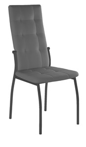 Мягкий стул Галс-М, к/з Pegasso серый, ножки серые в Салехарде