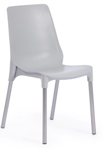 Обеденный стул GENIUS (mod 75) 46x56x84 серый/ножки хром арт.19671 в Надыме