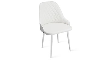 Кухонный стул Гранд К1К (Белый матовый/Кож.зам Polo White) в Надыме