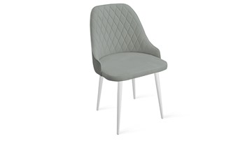 Кухонный стул Гранд К1К (Белый матовый/Велюр Confetti Silver) в Салехарде