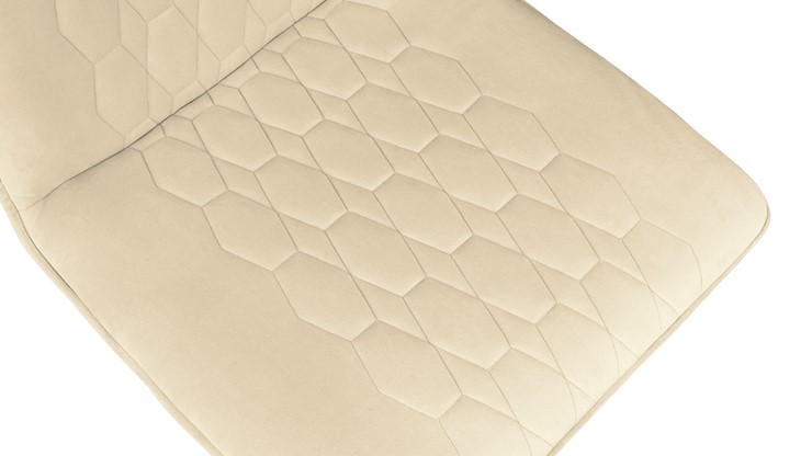 Обеденный стул Хьюго К4 (Белый матовый/Велюр Confetti Cream) в Лабытнанги - изображение 4