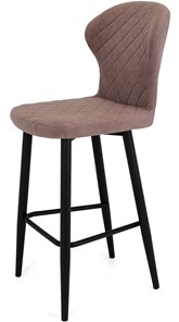 Кухонный стул Марио барный(Пыльная роза Т187/ноги черные) в Надыме