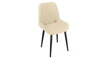 Обеденный стул Марвел Исп. 2 К1С (Черный муар/Велюр Confetti Cream) в Салехарде - предосмотр