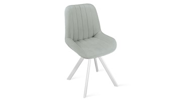 Кухонный стул Марвел Исп. 2 К2 (Белый матовый/Велюр Confetti Silver) в Салехарде - предосмотр