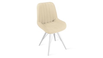 Обеденный стул Марвел Исп. 2 К3 (Белый матовый/Велюр Confetti Cream) в Салехарде - предосмотр