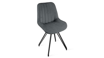 Обеденный стул Марвел Исп. 2 К4 (Черный муар/Микровелюр Jercy Graphite) в Надыме