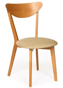 Кухонный стул MAXI (Макси), бук/ткань 86x48,5x54,5 Бежевый/ натуральный бук (2 шт) арт.13134 в Лабытнанги