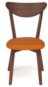 Кухонный стул MAXI (Макси), бук/ткань 86x48,5x54,5 Оранжевый/коричневый арт.19591 в Салехарде - предосмотр 1