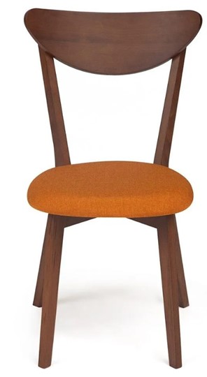 Кухонный стул MAXI (Макси), бук/ткань 86x48,5x54,5 Оранжевый/коричневый арт.19591 в Салехарде - изображение 1