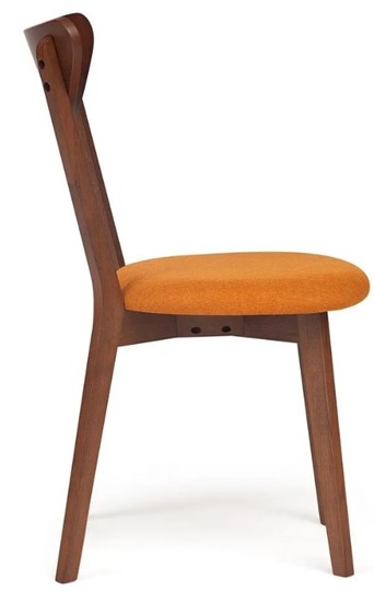 Кухонный стул MAXI (Макси), бук/ткань 86x48,5x54,5 Оранжевый/коричневый арт.19591 в Салехарде - изображение 2