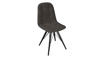Обеденный стул Райс К3 (Черный муар/Велюр Confetti Stone) в Салехарде - предосмотр