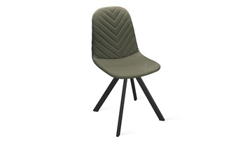 Обеденный стул Шерри К2 (Черный муар/Микровелюр Jercy Deep Green) в Салехарде