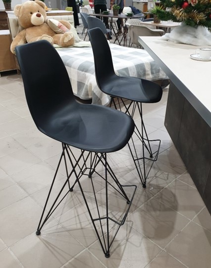 Кухонный стул SHT-ST29/S107 (голубой pan 278/черный муар) в Лабытнанги - изображение 18