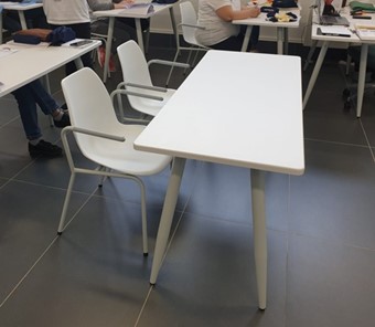 Кухонный стул SHT-ST29/S37 (белый/хром лак) в Салехарде - предосмотр 18