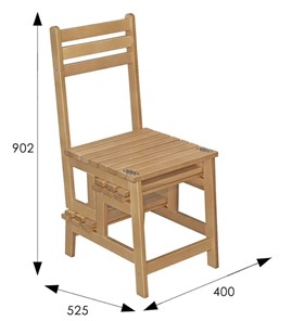 Обеденный стул стремянка Массив (бук) в Салехарде - предосмотр 1
