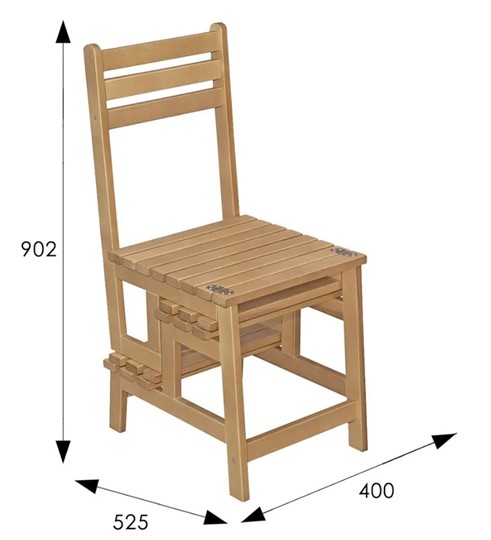 Обеденный стул стремянка Массив (бук) в Салехарде - изображение 1