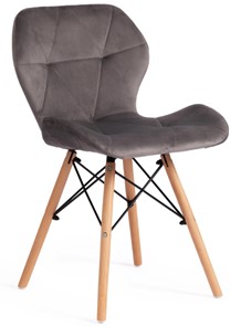 Обеденный стул STUTTGART (mod. 74) 50х47х73 серый (HLR 24)/натуральный арт.17222 в Ноябрьске