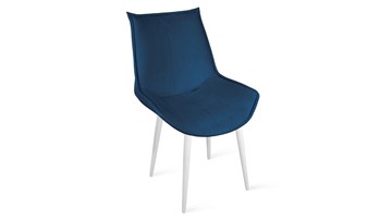 Кухонный стул Тейлор Исп. 2 К1С (Белый матовый/Велюр Confetti Blue) в Салехарде