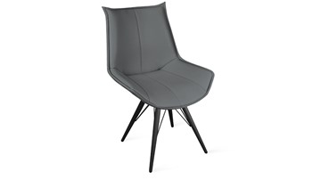 Обеденный стул Тейлор Исп. 2 К3 (Черный муар/Кож.зам Polo Graphite) в Лабытнанги