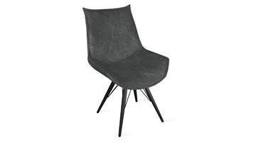 Обеденный стул Тейлор Исп. 2 К3 (Черный муар/Микровелюр Wellmart Graphite) в Надыме