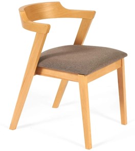 Кухонный стул VERSA (Верса) бук/ткань 54,5x56x74 Натуральный арт.19588 в Салехарде - предосмотр