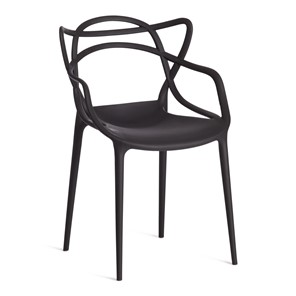 Стул Cat Chair (mod.028) пластик, 54,5*56*84 черный, арт.19627 в Салехарде
