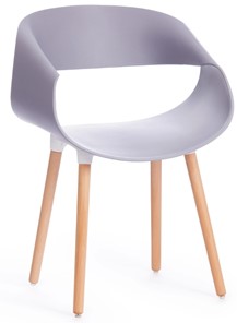 Кухонный стул QXX (mod. C1058) 54х56х78 серый 024 /натуральный арт.15194 в Лабытнанги - предосмотр