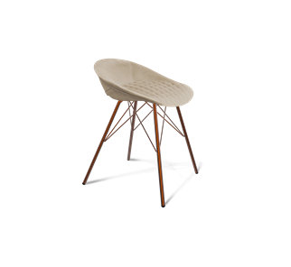 Обеденный стул SHT-ST19-SF1 / SHT-S37 (ванильный крем/медный металлик) в Новом Уренгое