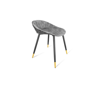 Обеденный стул SHT-ST19-SF1 / SHT-S95-1 (дымный/черный муар/золото) в Надыме