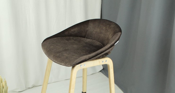Обеденный стул SHT-ST19-SF1 / SHT-S95-W (кофейный трюфель/прозрачный лак/черный муар) в Надыме - изображение 8