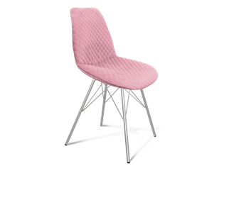 Обеденный стул SHT-ST29-С22 / SHT-S37 (розовый зефир/хром лак) в Новом Уренгое